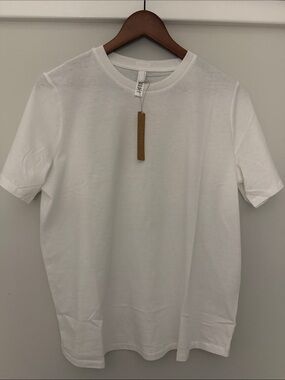 SKIMS Men's White Short Sleeve Crew Tee